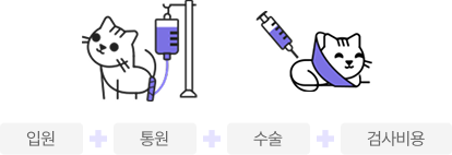 입원+통원+수술+검사비용